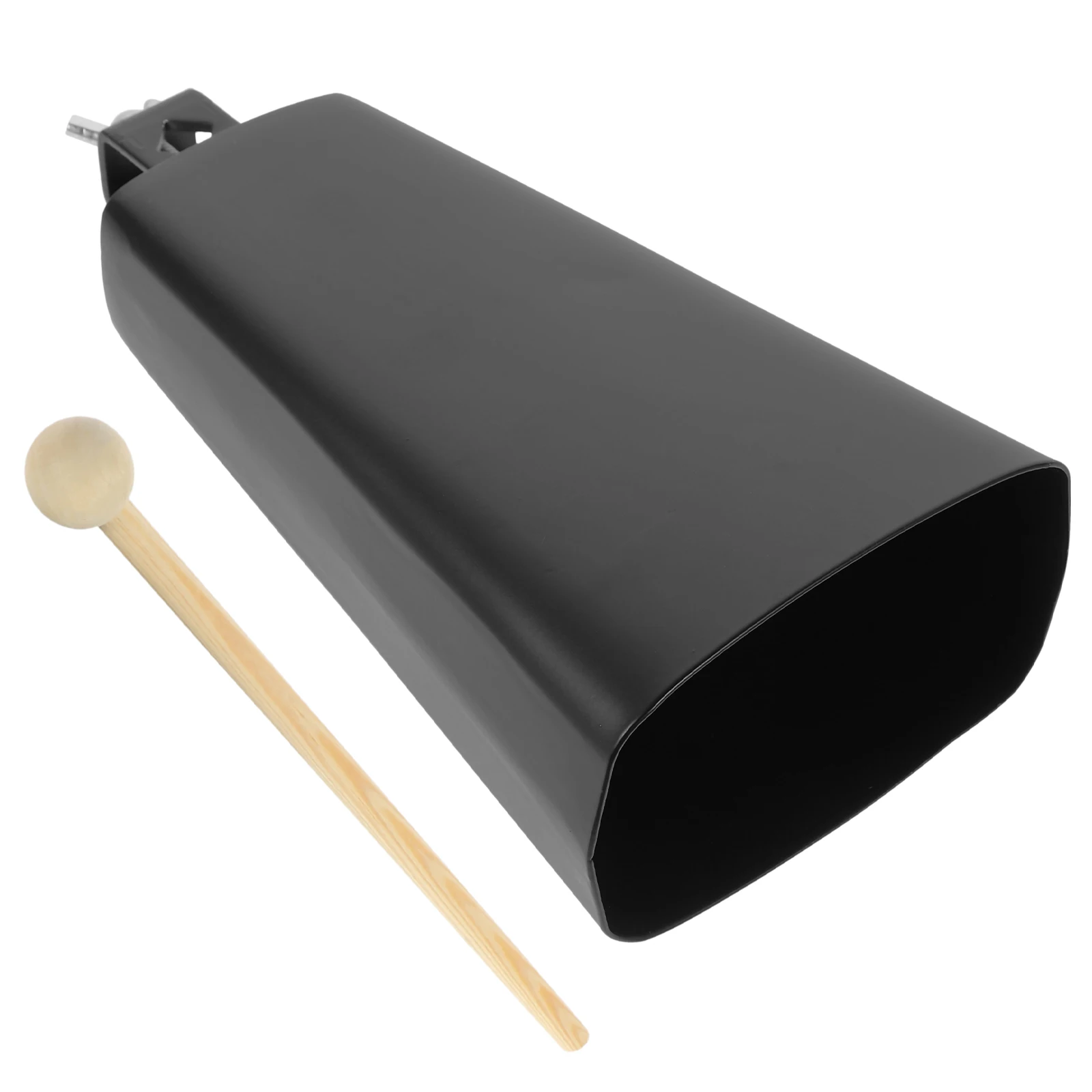 Cowbell Instrumento musical Juguetes Niños Instrumentos para niños Metal con mango de madera para soporte de mano