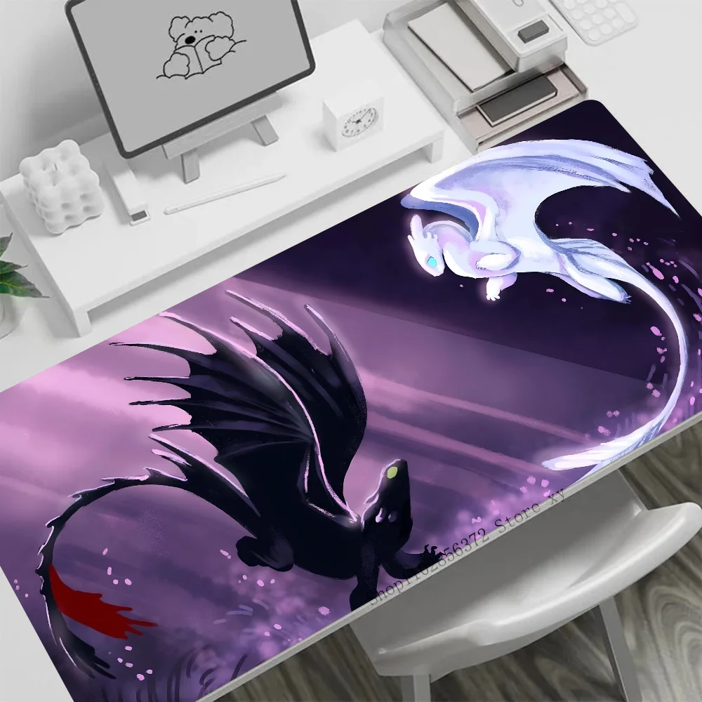 1pc A-How To Train Your Dragon Non-slip Mouse Pad Suitable For Office Computers Laptops E-sports Game Desk Mats XXL Keyboard