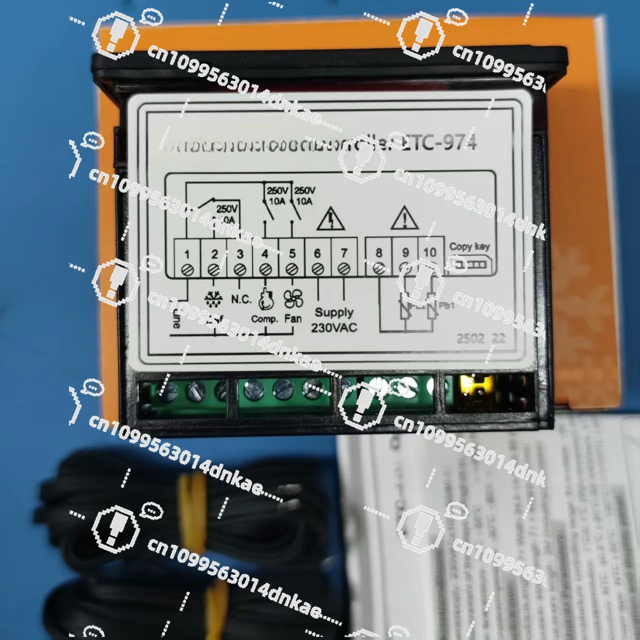 Refrigerator Freezer Refrigeration Thermostat ETC-974 Intelligent Digital Display Temperature and Humidity Controller