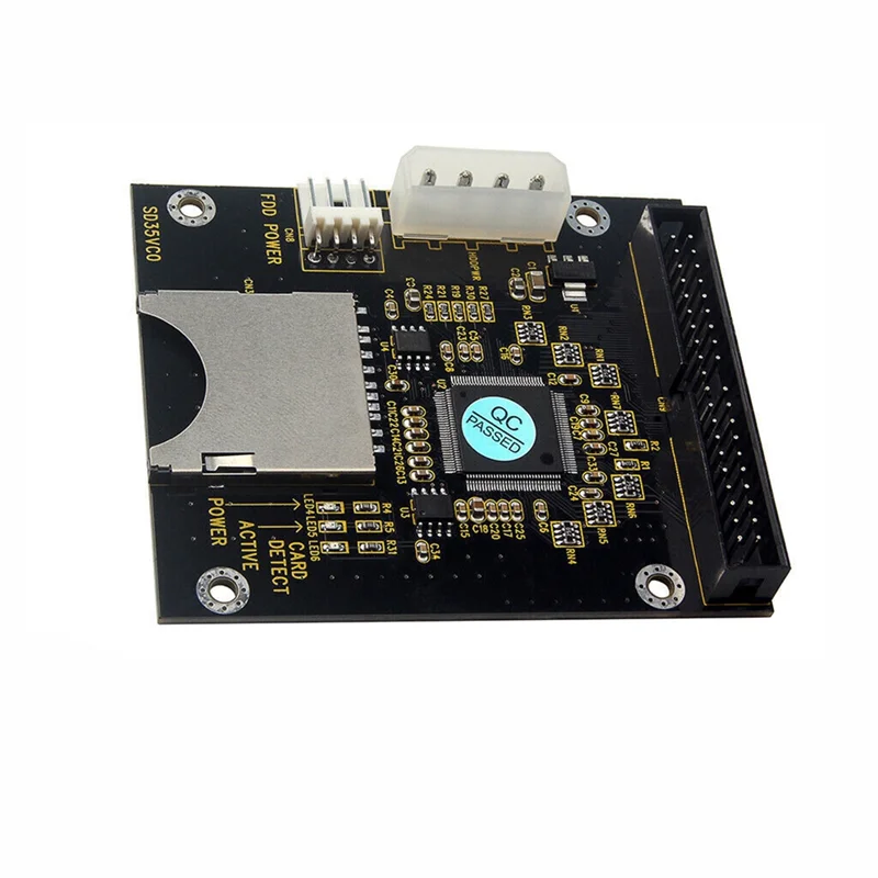 

New!!2PCS IDE Adapter Card Laptop Adapter Card For SD Cards To 3.5Inch 40-Pin IDE HDD 5V SD Memory Card To IDE 3.5In 40 Pin