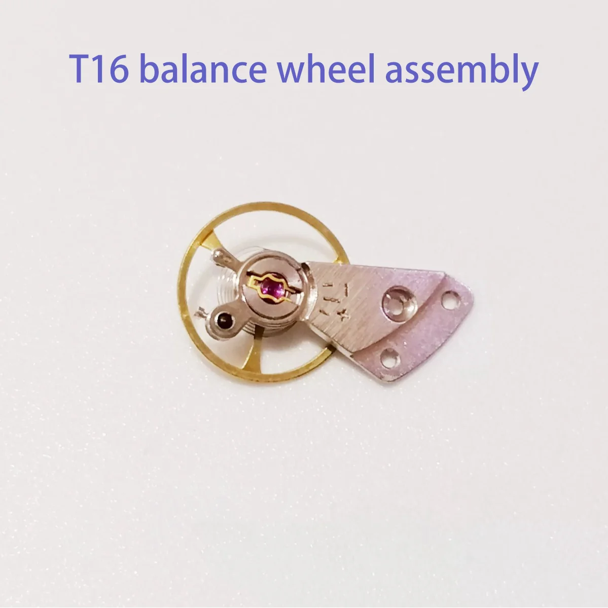 Watch Accessories Domestic Balance Wheel Assembly with Pendulum Splint and Balance Wheel Fit Tianjin T16 Movement Repair Parts