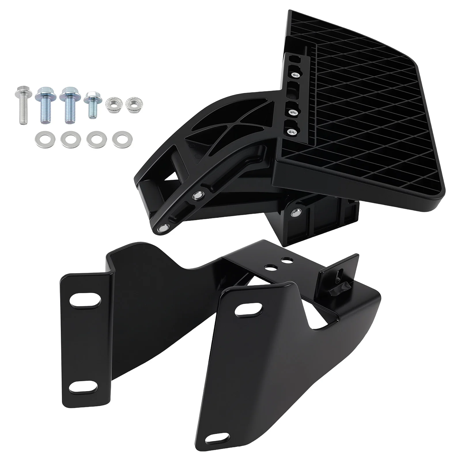 

Black Bed Step Assembly for Ford F150 2015-2020 75312-01A Aluminum Steel