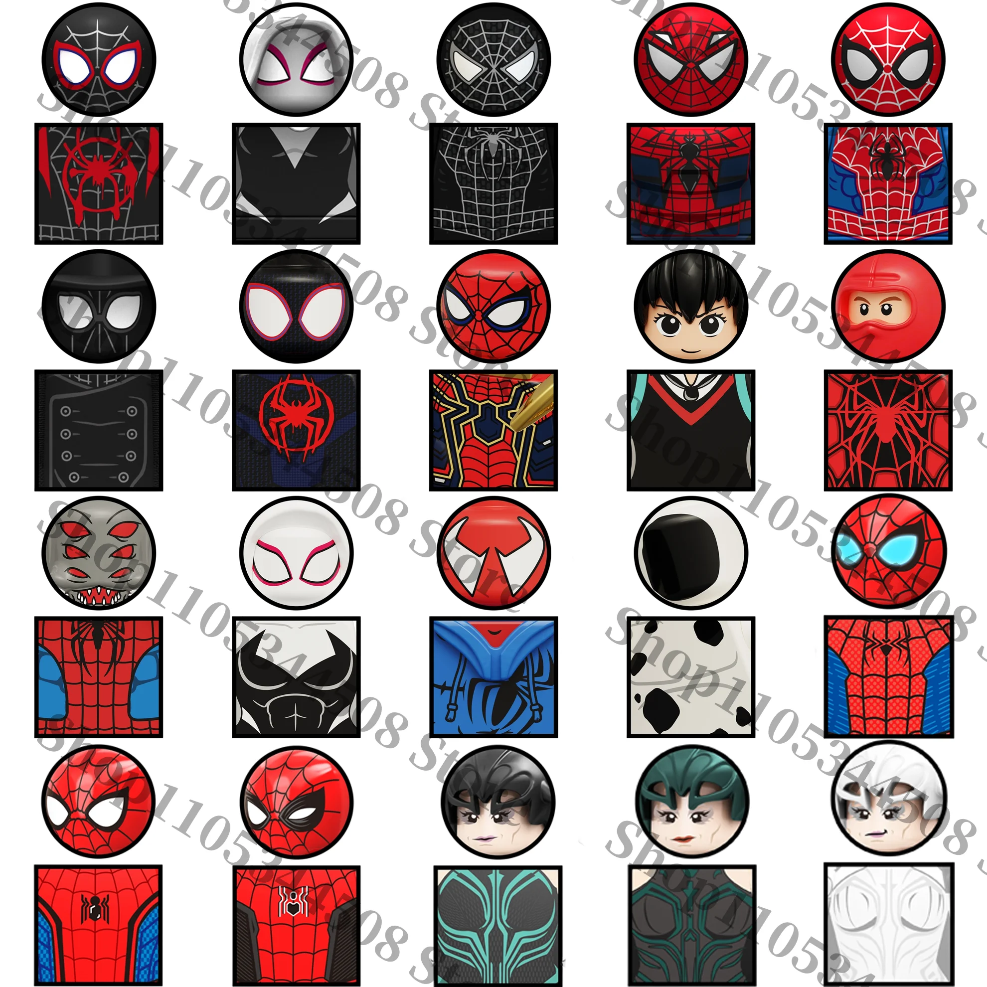 Superhero Comic Hero & Villain MINI Puzzle Brick toys Assemble action characters Collection Building Blocks Gift