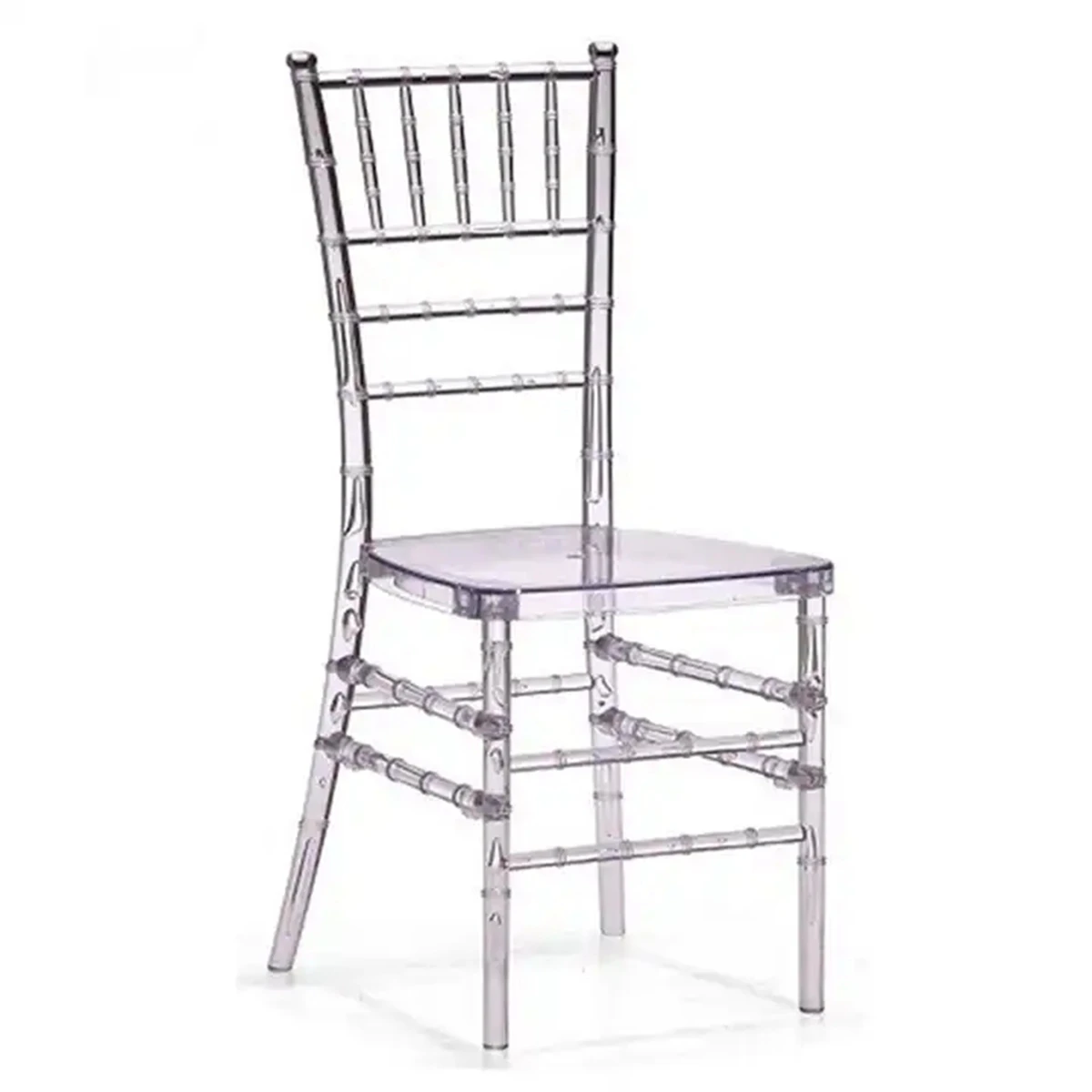 56pcs)Hot sale transparent plastic clear resin acrylic tiffany banquet hotel wedding chiavari phoenix chair