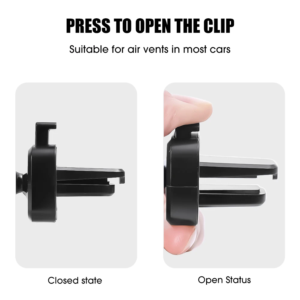 Universal 17mm Ball Kopf Auto Telefon Halter Basis für Auto Air Vent Halterung Clip In Auto Unterstützung Stick Handy unterstützung Halterung