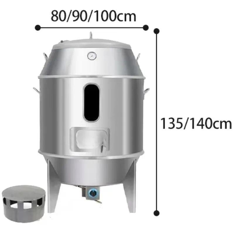 Heavy Duty Stainless Steel Gas Charcoal Roast Duck Oven for Restaurant Commercial