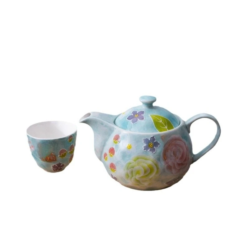 

Чайник ручной работы, заварочный чайник, изогнутая керамическая кружка, ручной работы, для повседневного использования дома