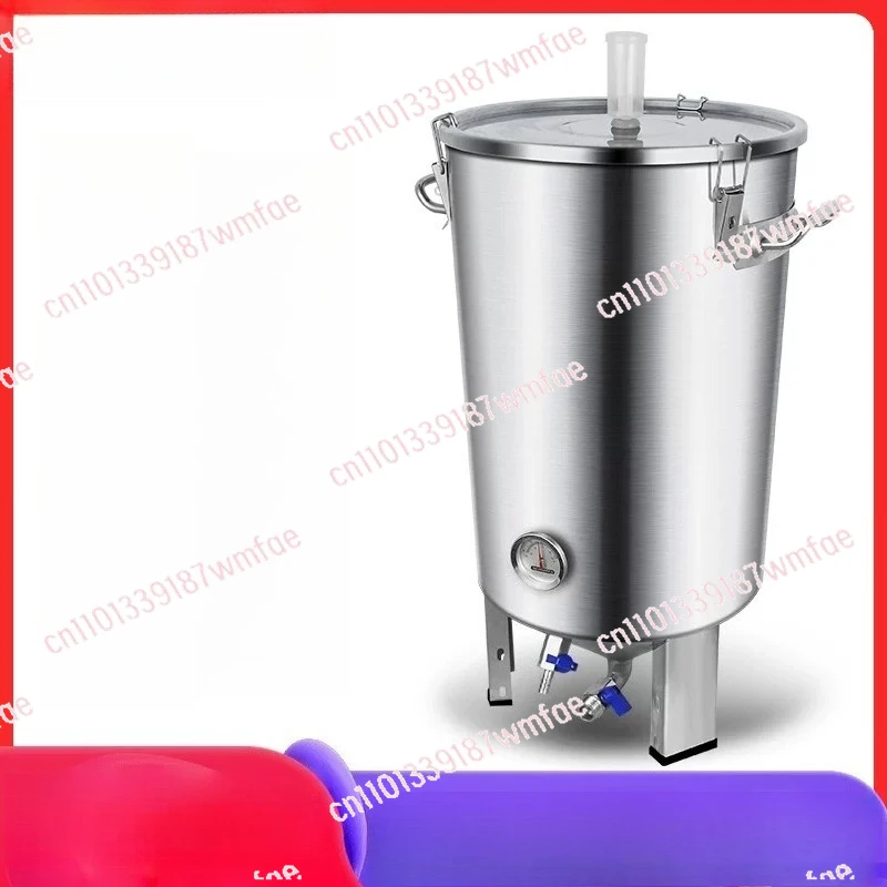 Casero elaboración tanque de fermentación cerveza artesanal cervecería tanque cónico de acero inoxidable 60 litros