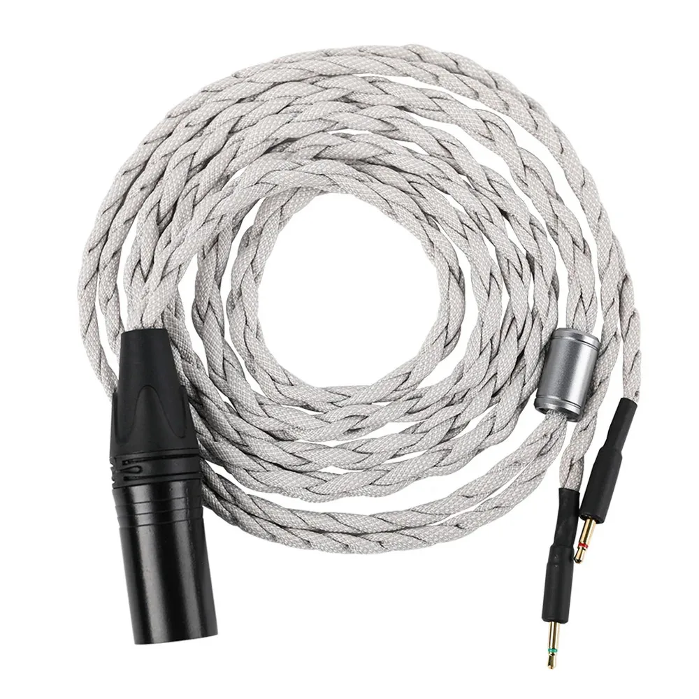 

Tripowin Altura 26AWG high-purity single crystal copper silver-plated headphone upgrade cable 1.5m Long