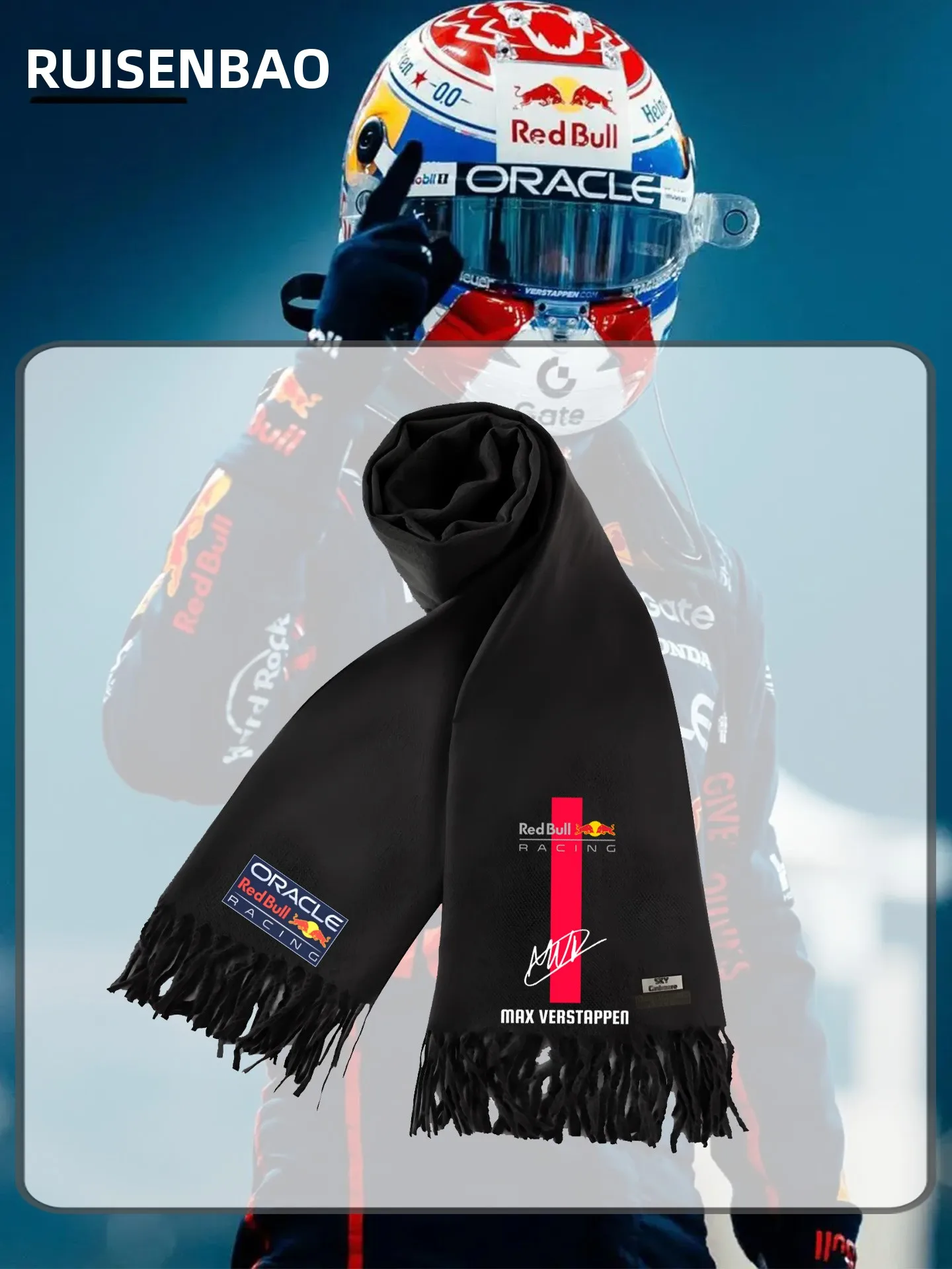 vestapen-signed-scarf-f-formula-racing-driver-collaborative-ne-warmer-autumn-winter-men's-oulder-versatile-polyester-fiber
