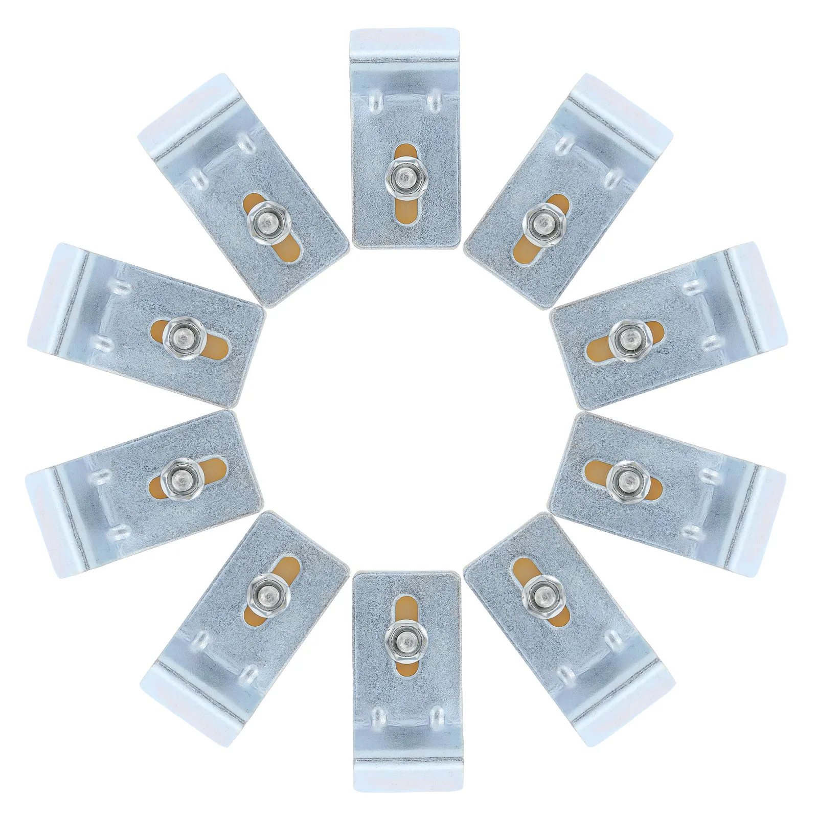 10Pcs Under Mount Sink Clips Heavy Duty Basin Installation Fasteners No Drill Sink Support Bracket for Kitchen and Bathroom
