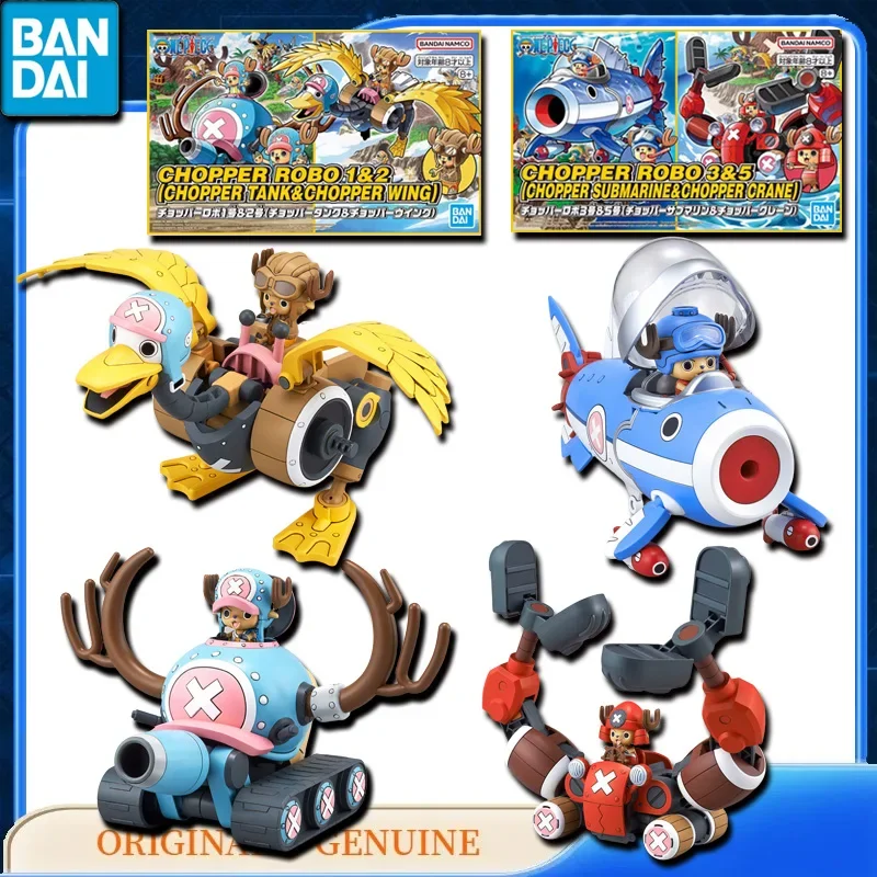 

Bandai Original Genuine ONE PIECE CHOPPER ROBO I&2 3&5 CHOPPER TANK & WING Anime Action Figures Toys Kids Gift Model Ornaments