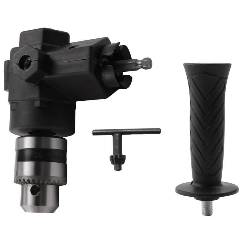 N84R 90 Degree Handle Right Angle Bend Extension Chuck Drill Adapter Power Tool Accessories