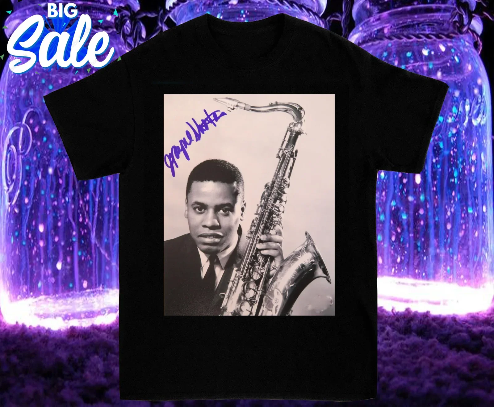 

Футболка WAYNE SHORTER с подписью, размер S-4XL EG146