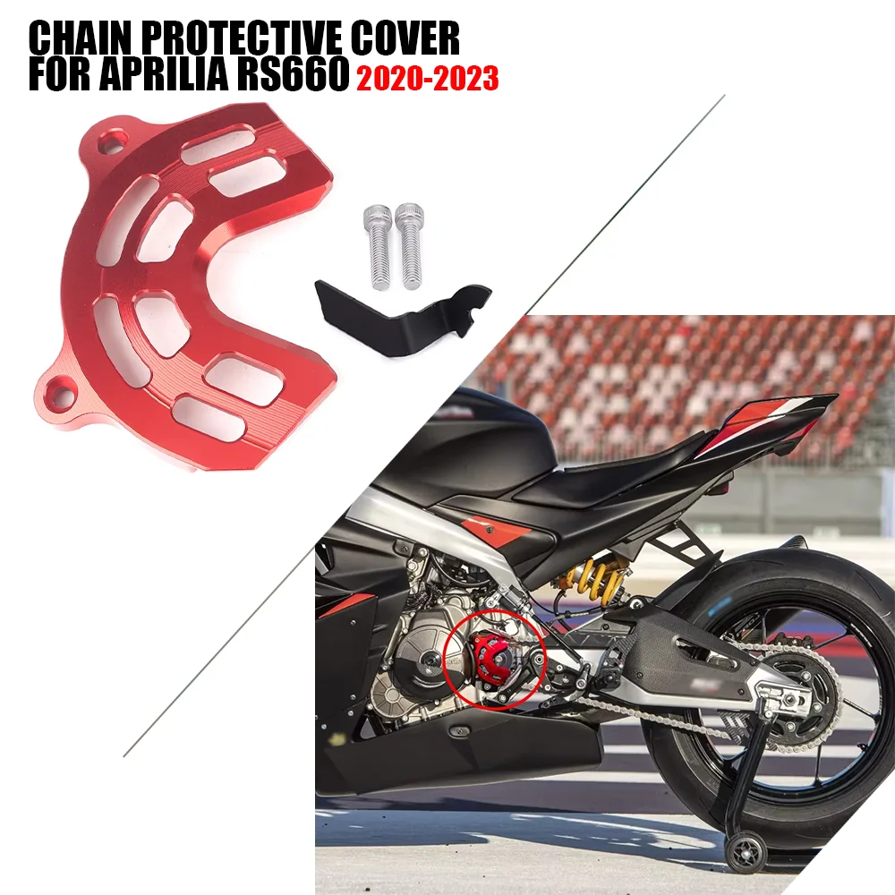 

Front Chain Sprocket Guards Cover Protector TPS Sensor Guard Cover accessories For Aprilia RS660 RS 660 2020 2021 2022 2023