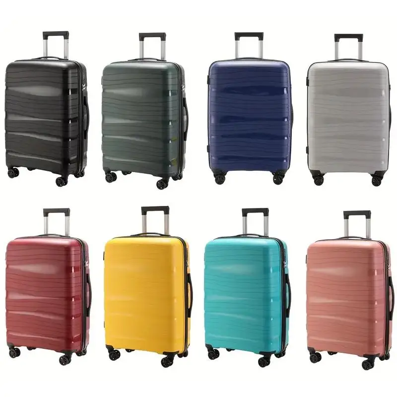 Cabin Suitcase 100% polypropylene, VERSEAR, 32x19x51cm 10kg 8 rotary wheels NOVAVENTURE