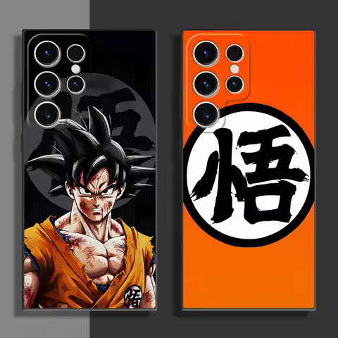 Dragon Ball Goku Logo Soft Funda Back Phone Cover Case for Samsung Galaxy S24 S21+ S25 Ultra S21 S23 FE S20 S25+ S24+ S22
