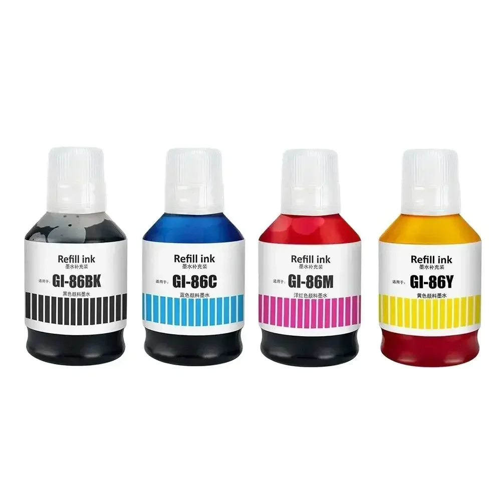 GI86 GI 86 GI-86 GI-16 GI-X6 Compatible Color Bulk Water Based Bottle Refill Ink For Canon MAXIFY GX6080 GX7080 Printer