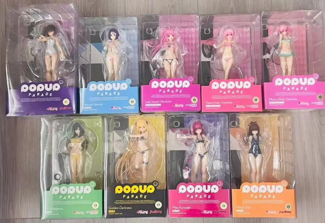

In-stock GSC Factory POP UP PARADE To LOVE-Ru Swimsuit Party 18cm Figurine Model Collectible Gift