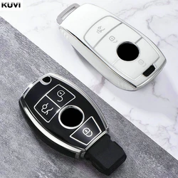 HOT TPU Car Key Case Cover Shell Fob For Mercedes Benz A C E S Class W204 W205 W212 W213 W176 GLC CLA AMG W177 Auto Accessories