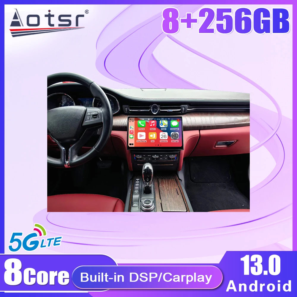 

11.6" For Maserati Quattroporte 2013-2020 Android 13 GPS Navigation Auto Multimedia Radio Player Head Unit With WiFi 4G Carplay