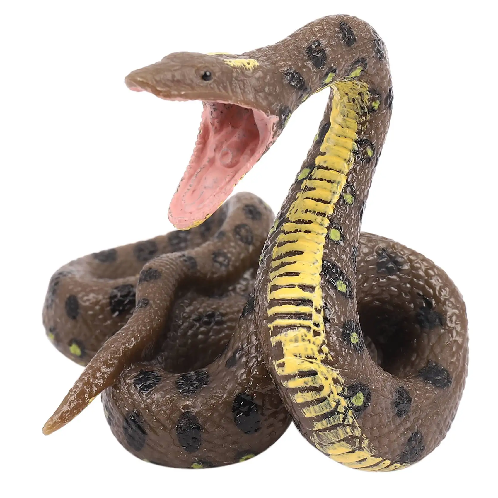 Brinquedo infantil cobra modelo simulação réptil gigante python grande python animal selvagem modelo de cobra