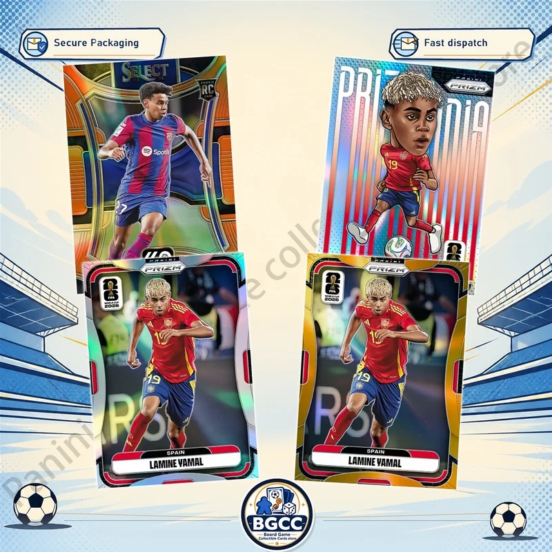 DIY Homemade Football collection card Panini FIFA World Cup Big head Yamal Artistic impression Yamal Yamal Collection