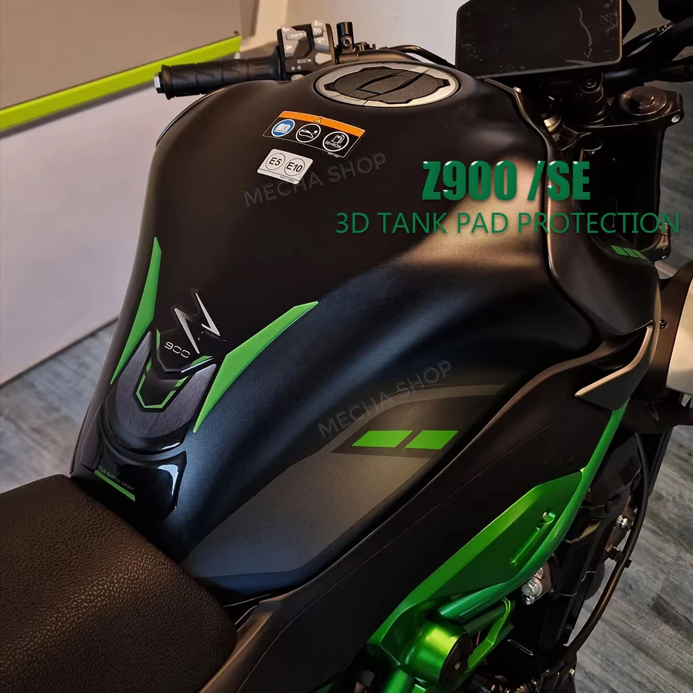 Tank Pad 3D Resin Sticker Protection Kit Motorcycle Decals For Z 900 Z900 SE 2025