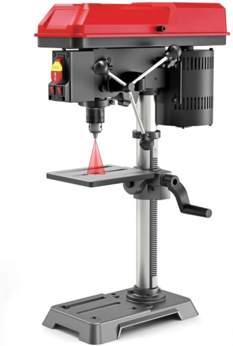 6.2 Amp 10 In. 5-Speed Benchtop Drill Press with Laser Alignment & Work Light - DP9505-00