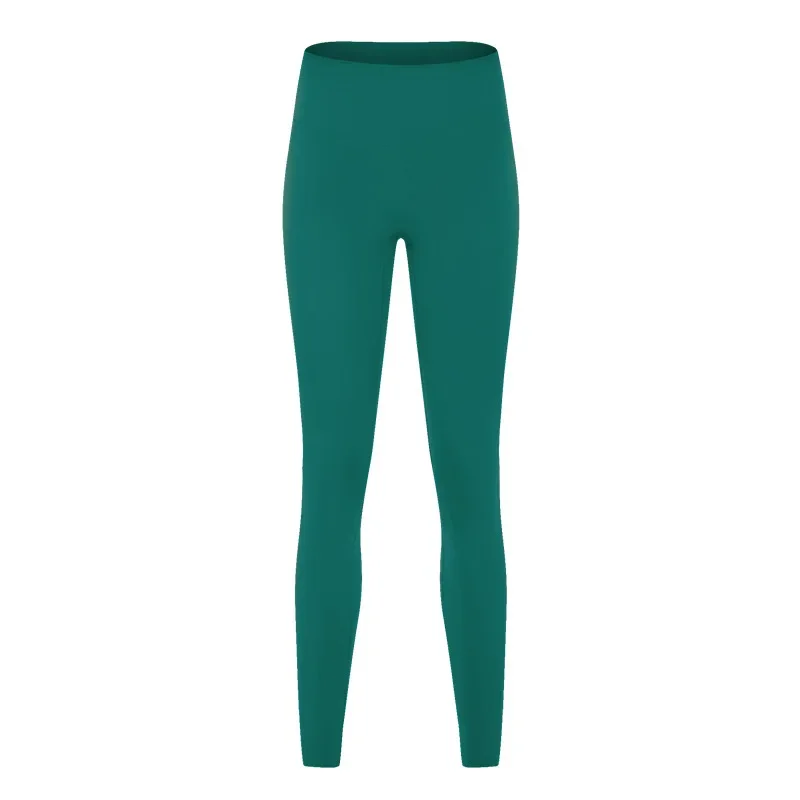 L sollevamento dell'anca a vita alta senza linea imbarazzo pantaloni da yoga esercizio di fitness elastico da donna nove punti