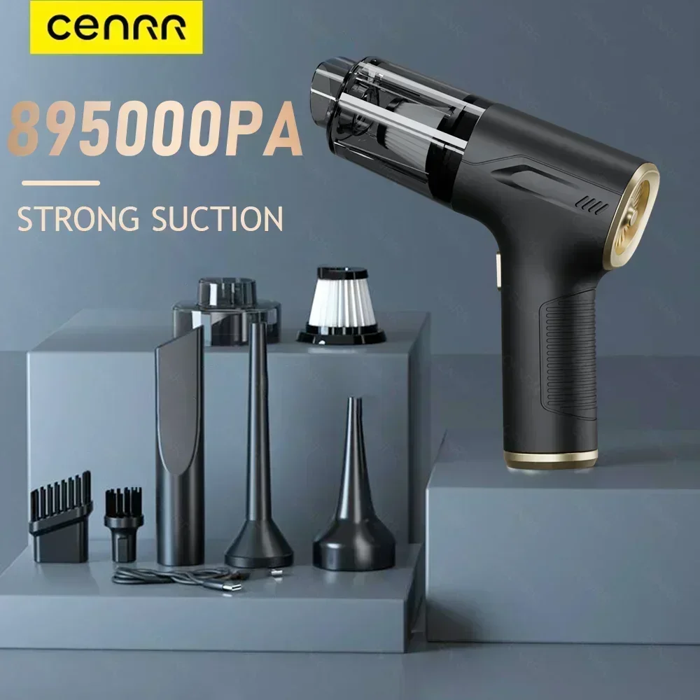 CENRR 895000PA Car Vacuum Cleaner Mini Wireless Strong Suction HandHeld Vacuum Cleaner Powerful Portable Cleaner Home Appliance