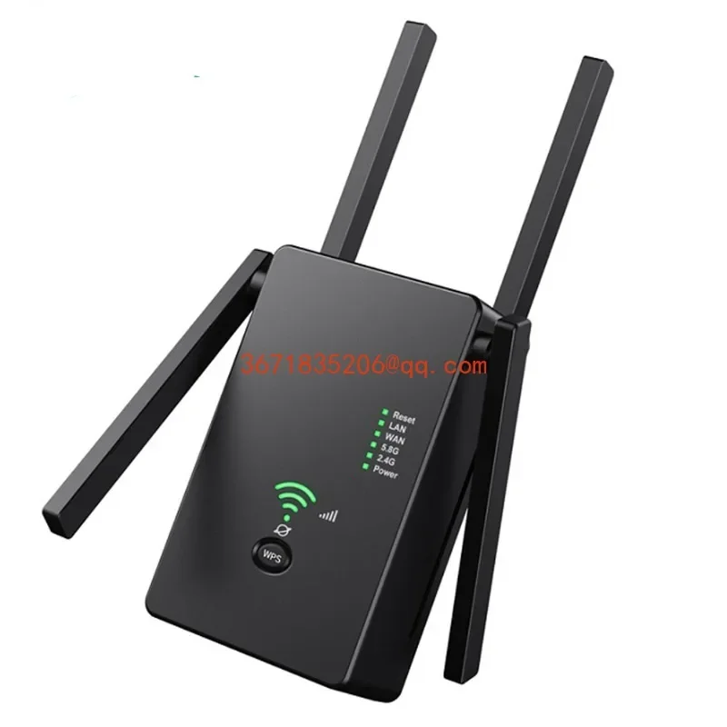 

Online Wireless Repeater Expander WAN Wireless Router 2.4G 5.8Ghz 1200Mbps Network Signal Amplification