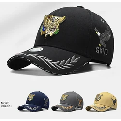 2024 New Big Head High end Men's Hat Autumn/Winter Baseball Hat Hardtop Fashion Duck Tongue Hat Outdoor Sports