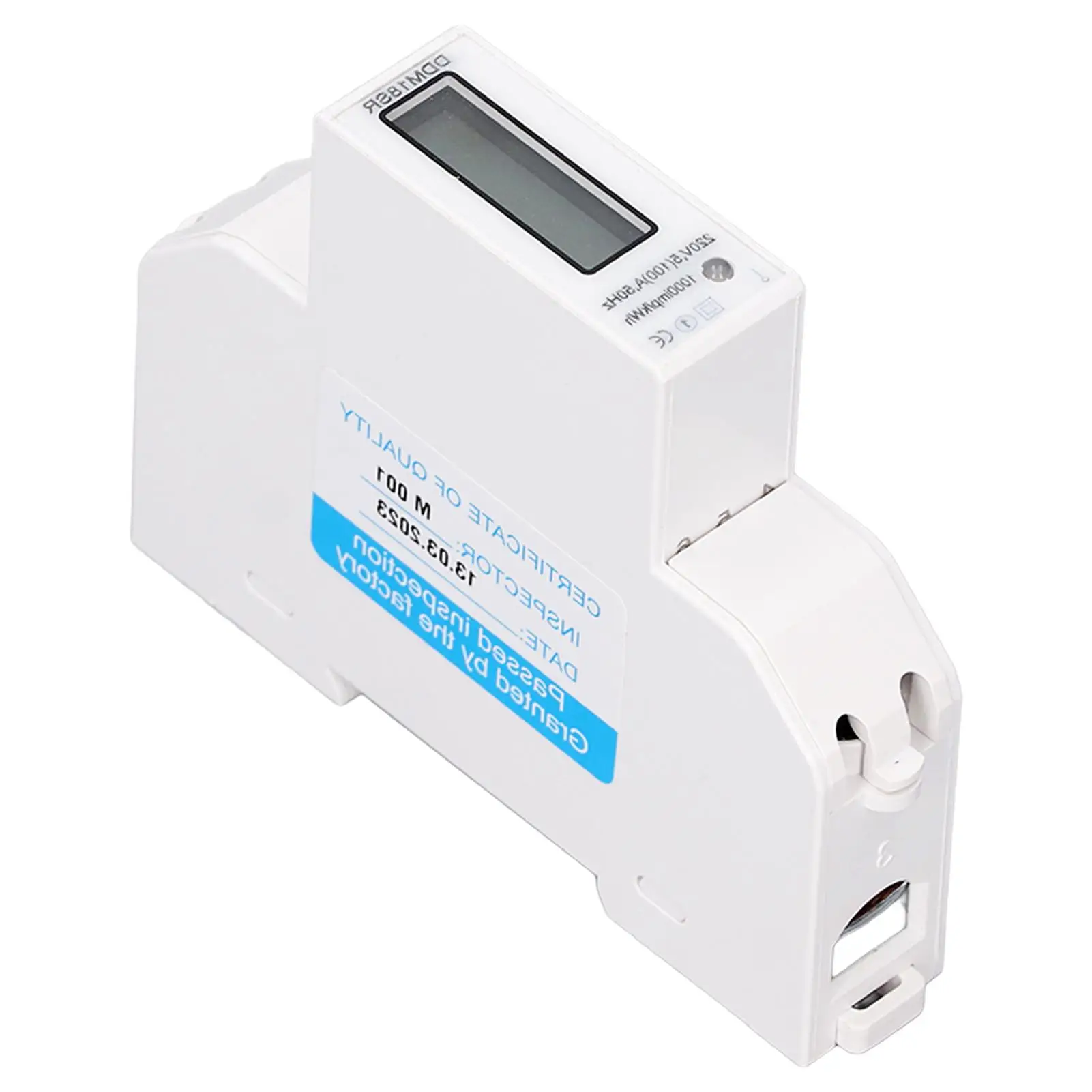 

DC220V LCD Electric Energy Meter IP51 Waterproof RS485 Single Phase Usage 5 to 100A