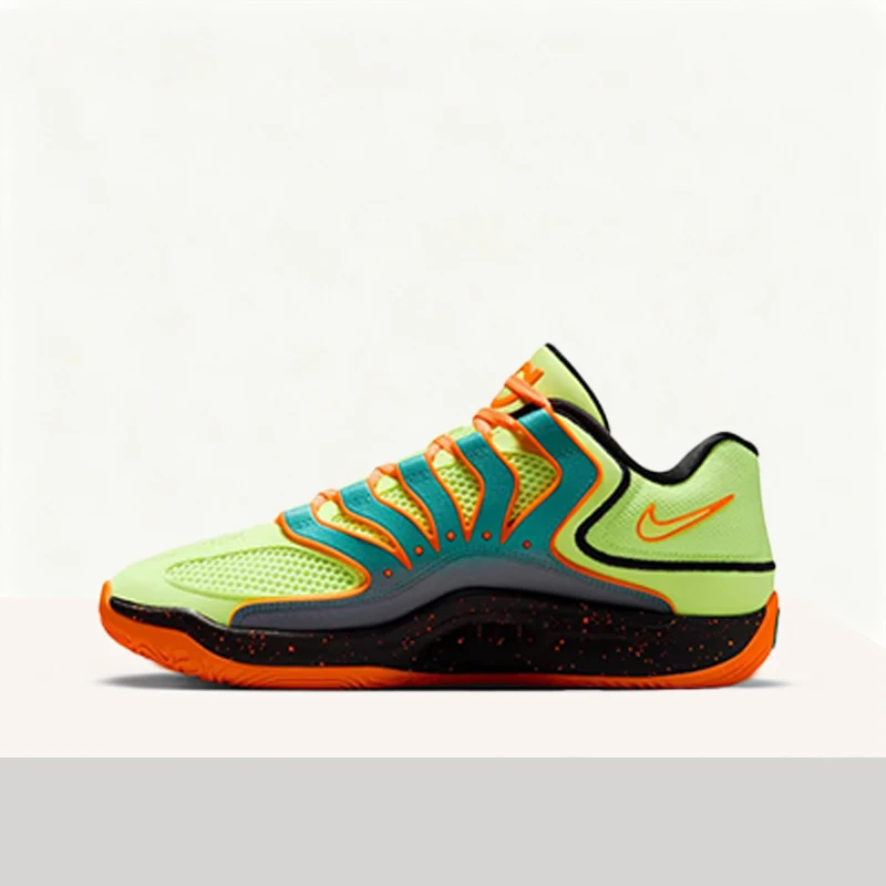 Nike KD 18 Lightweight Low-Top Breathable Support Stable Wrap-Around Feel Non-Slip Basketball Shoes Unisex Style HV1994-301