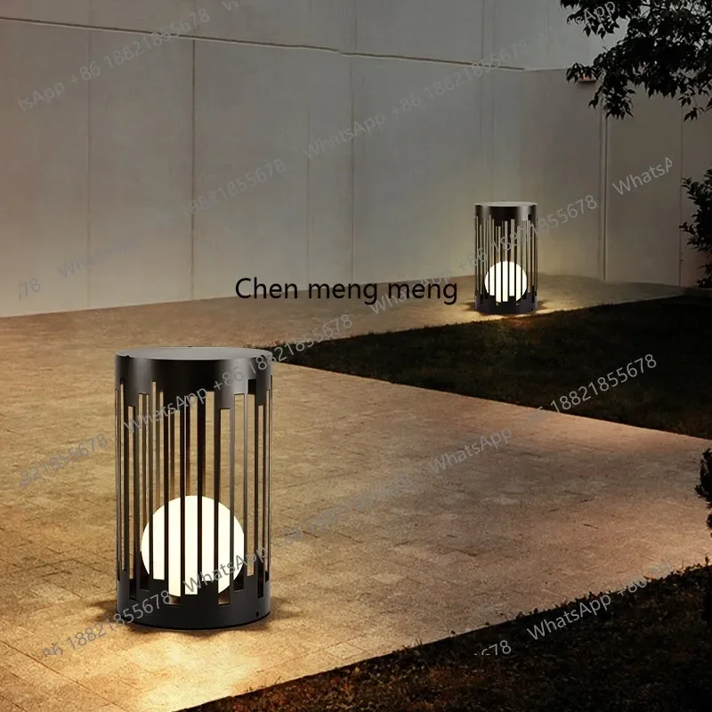

New arrive Garden New Chinese Outdoor Waterproof Grass Light Outdoor Villa Garden Light Round LED Landscape Light