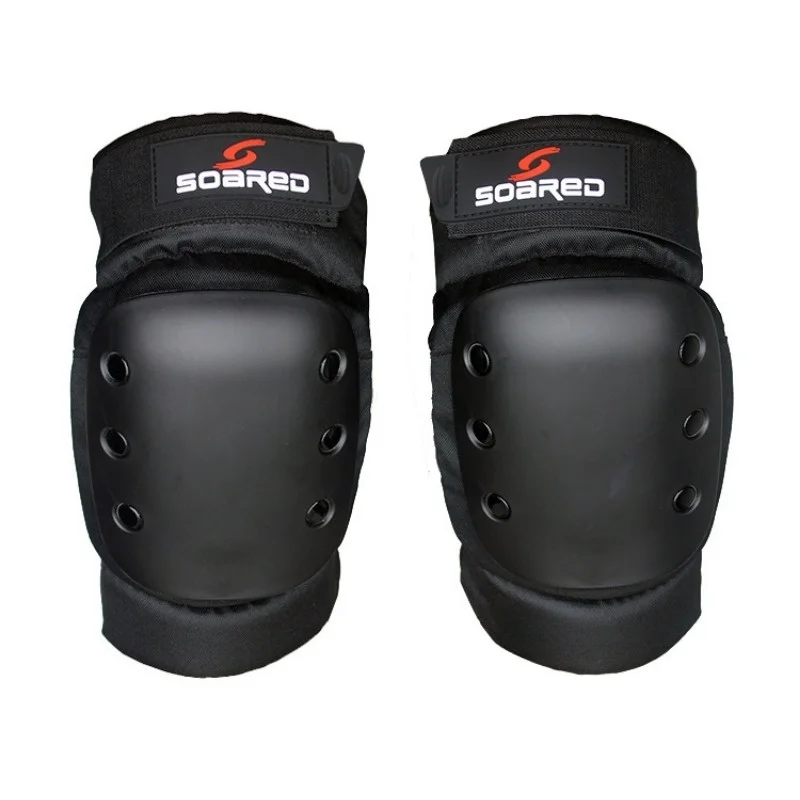 Shockproof Professional Thicken Ski Snowboard Roller Skating Knee Guard Elbow Protector Brace Pad Black