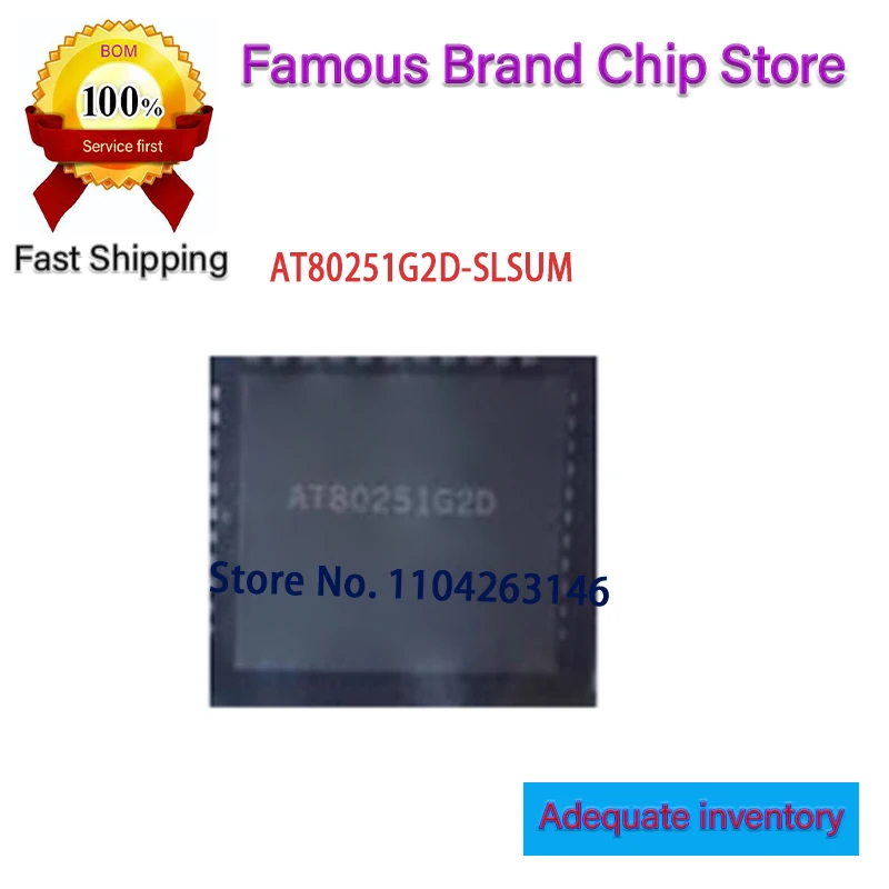 

5PCS/LOT AT80251G2D-SLSUM AT80251G2D-UM 80251G2D-UM PLCC44 Memory chip in stock