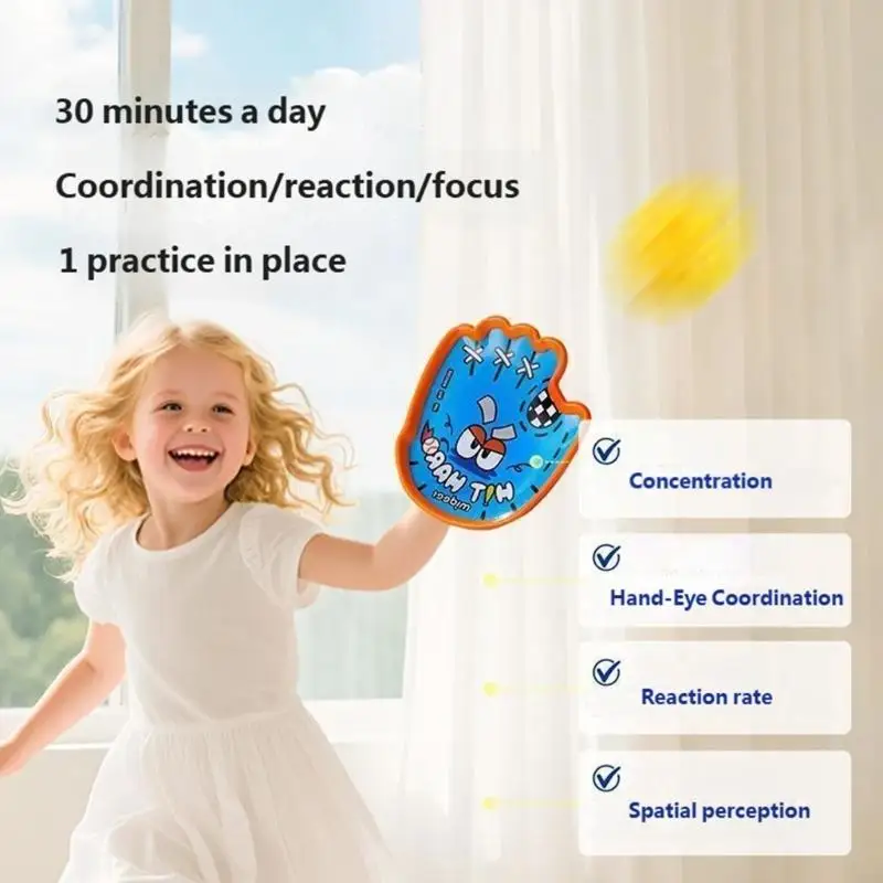 25UC Fun Throwing & Catching Outdoor Sports Toy Outdoor And Indoor Sports Palms Sticky Ball Fun Outdoor Activity Toy
