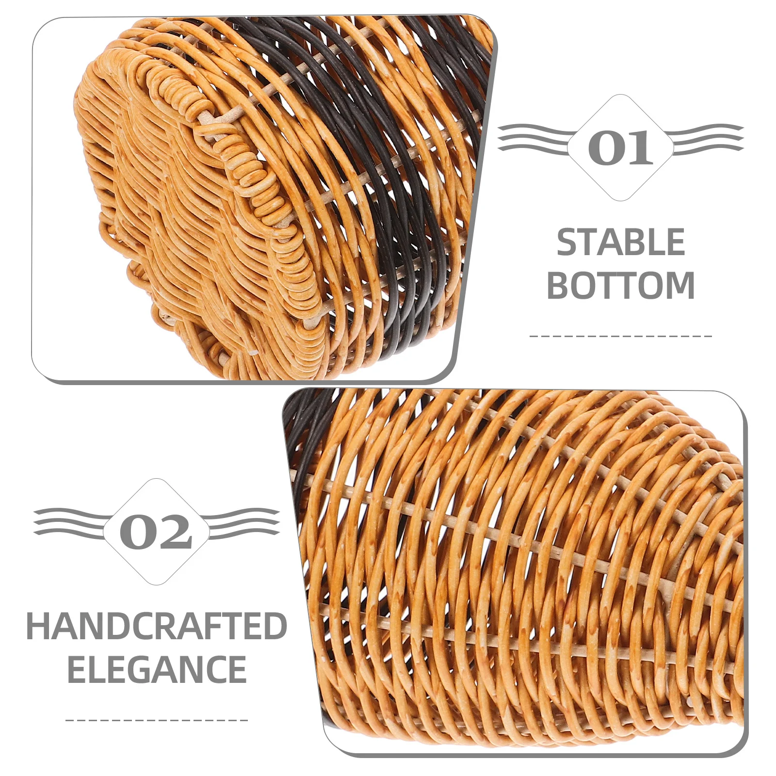 مزهرية داخلية منسوجة يدويًا بأسلوب الروطان، حاوية للزهور المجففة، مزهرية زخرفية بطراز المزرعة، تصميم عصري أنيق للمكتب