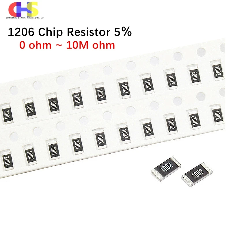 100Pcs 5％ 1206 Smd …