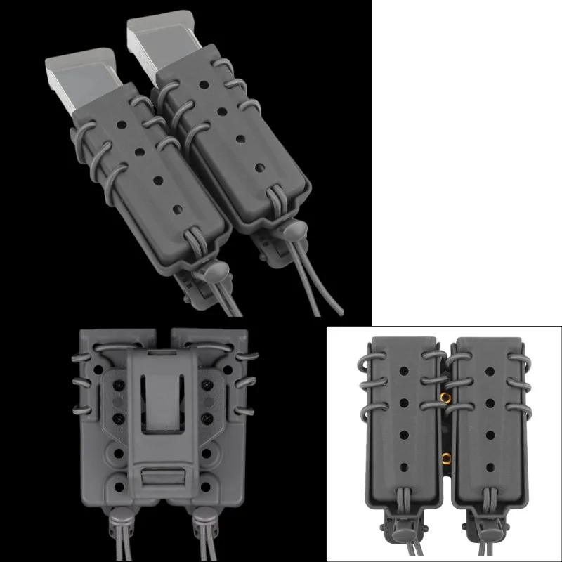 

Tactical Extended Double Mag Pouch | Quick Pull Rapid Design Access Carrier | For Hunting Mag Carrier