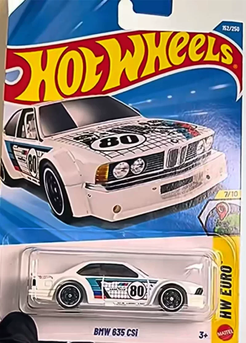 Coche Original Hot Wheels BMW 635 Csi, Juguetes para Niños, Escala 1/64, Modelo Metálico Euro, Regalo de Cumpleaños 2026G