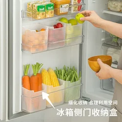 Fridge Side Door Storage Boxes Fridge Vegetable Fruit Separate Container Refrigerator Food Fresh Storage Boxes Kitchen Organizer