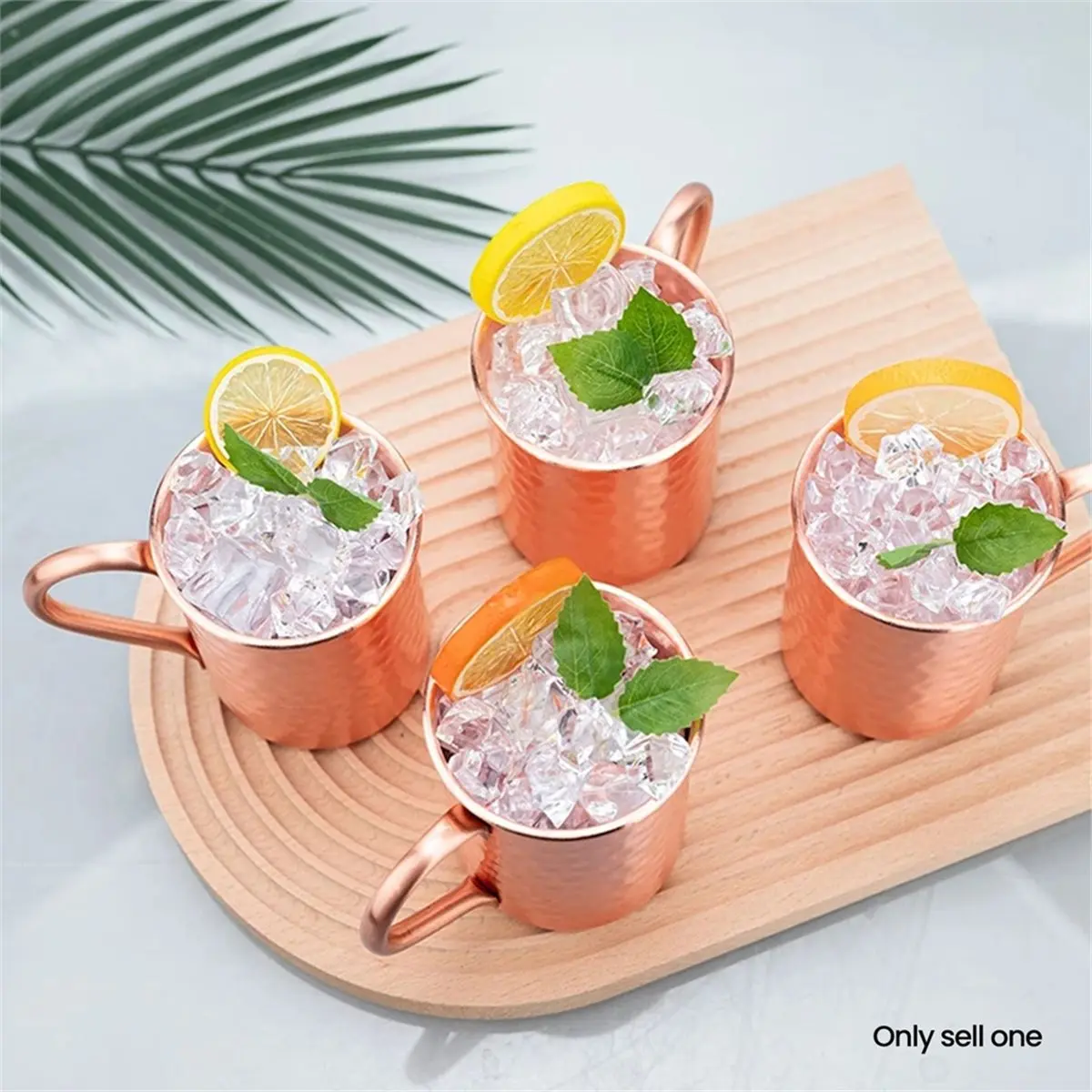 400ml Moscow Mules Mug Stainless Steel Handmade Long-Lasting Cocktail Cup for Home Bar Drinkware Gift