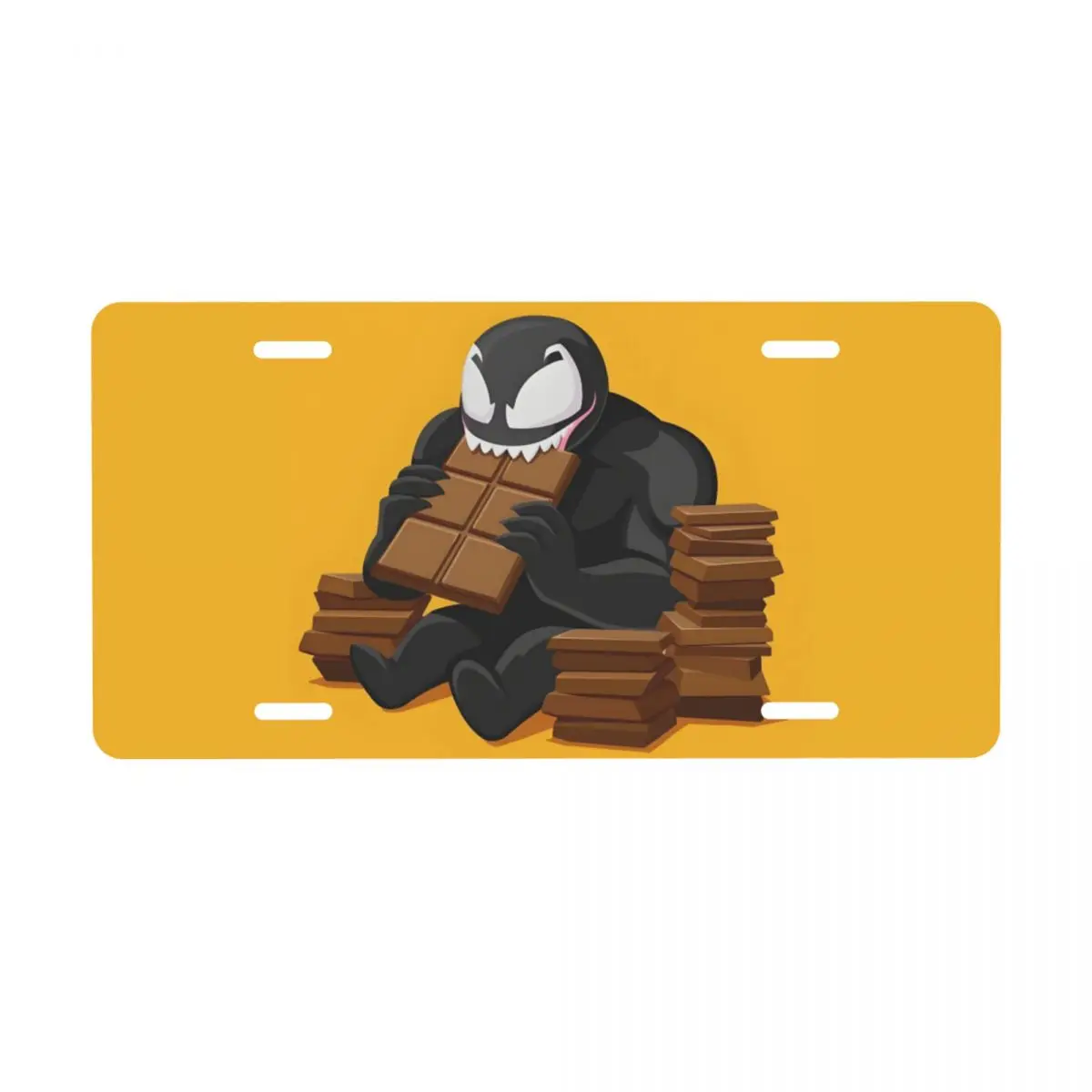 

Comic Wallpaper Venom License Plate Cover Vanity Tag Decorative Car Front License Plate 6x12 Inch