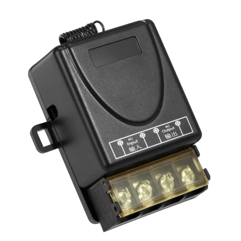 

ABGI-8X 433Mhz 220V Water Pump Remote Control Switch 1Ch 30A Receiver Module ON/OFF Wireless RF Transmitter For Light LED