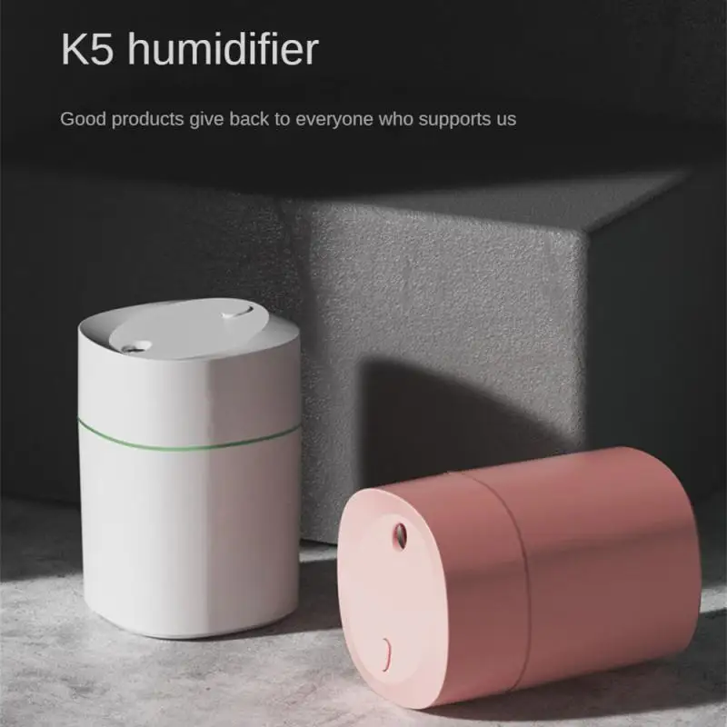 K5 Air Humidifier With Led Light Portable Mini USB Aroma Diffuser With Cool Mist For Bedroom Home Car Plant Purifier Humificador