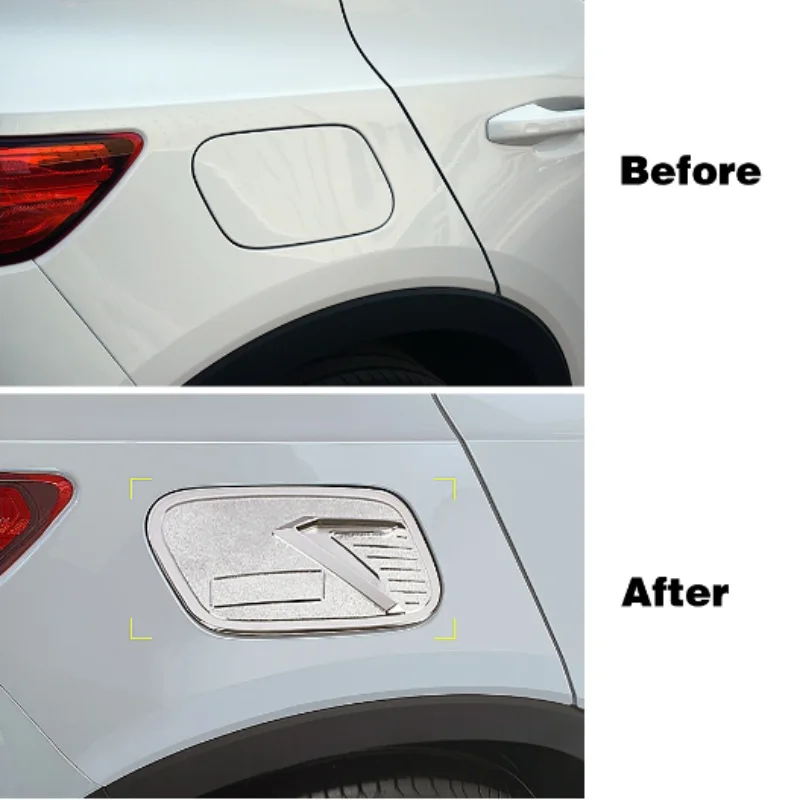 

ABS Chrome Oil Cap Fuel Tank Cap Cover Stickers Sequined Decoration For Nissan Terra 2018-2022Car Accessories