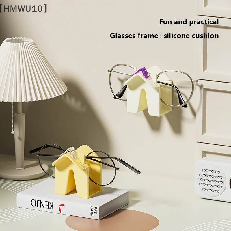 1Pc Wall Mounted Glasses Storage Box Punch-free For Myopia And Sun Wall Display High-end Sunglasses Storage Rack